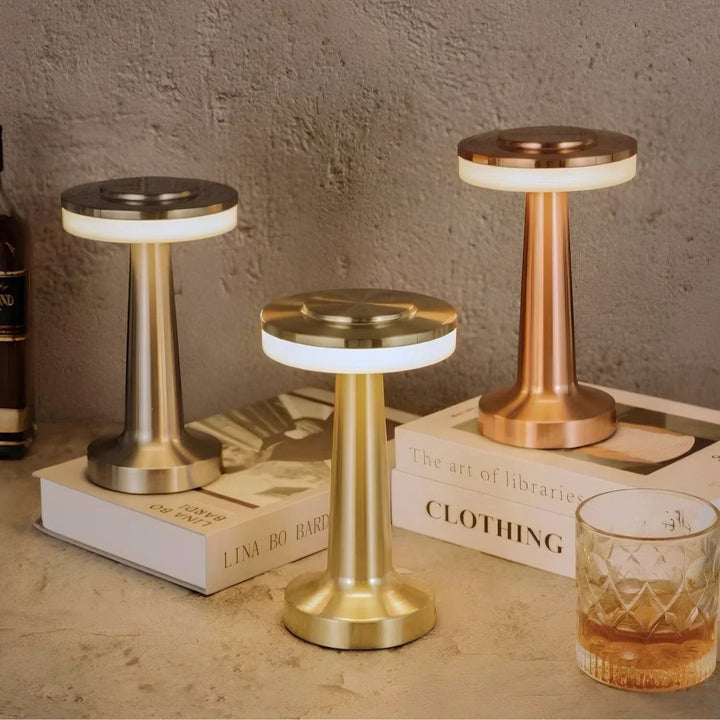 Portable Wireless Table Lamp Adjustable Touch Lighting
