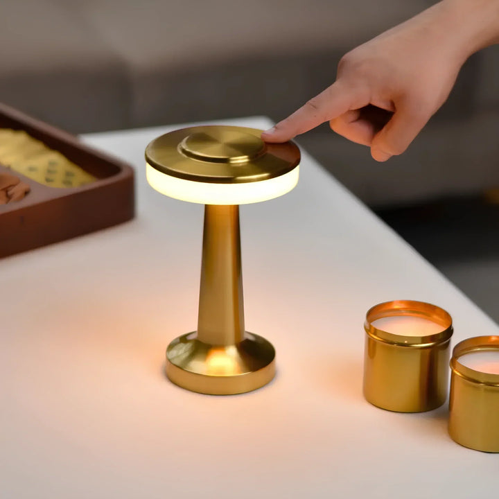 Portable Wireless Table Lamp Adjustable Touch Lighting