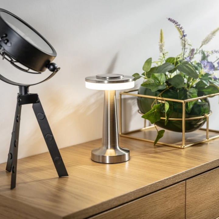 Portable Wireless Table Lamp Adjustable Touch Lighting