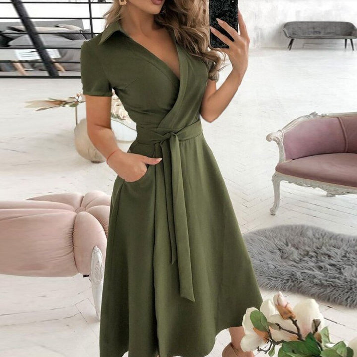 Damen Abendkleid Mit Gürtel | Maxi