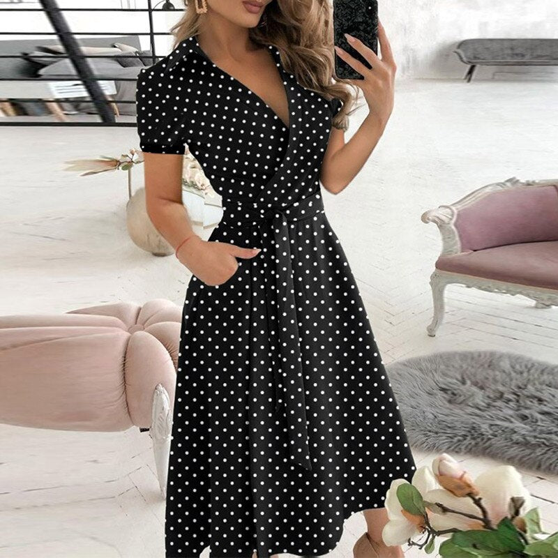 Damen Abendkleid Mit Gürtel | Maxi