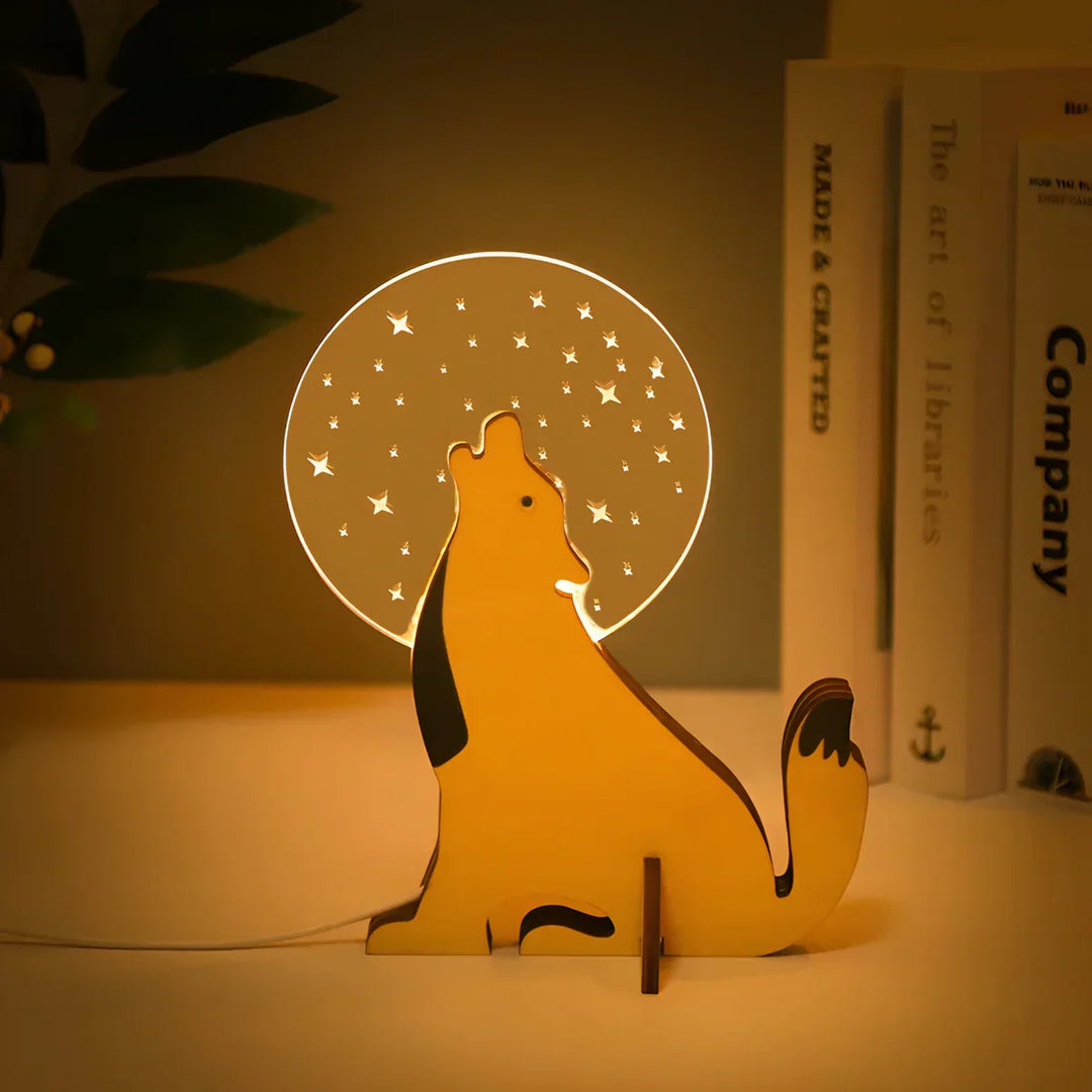 Children Table Lamp Animal Design Night Light