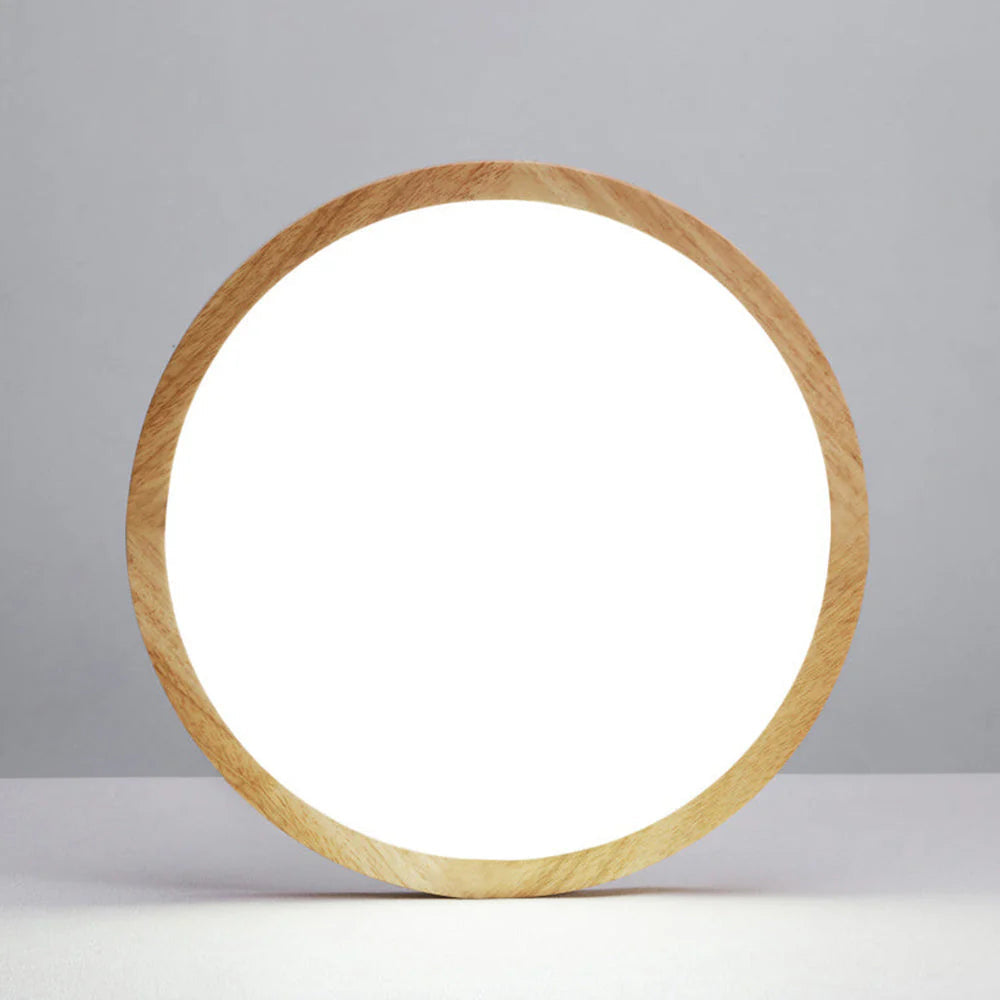 Round Flush Ceiling Light Minimalist Low-Profile Design