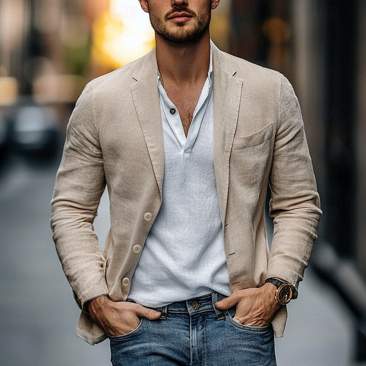 Lässiger Sommerblazer Für Männer | Einreihig